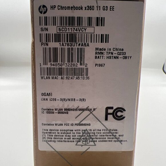 HP Chromebook x360 11 G3 EE 11.6" Touchscreen Laptop N4020 32GB eMMC Chrome OS B - Picture 4 of 6